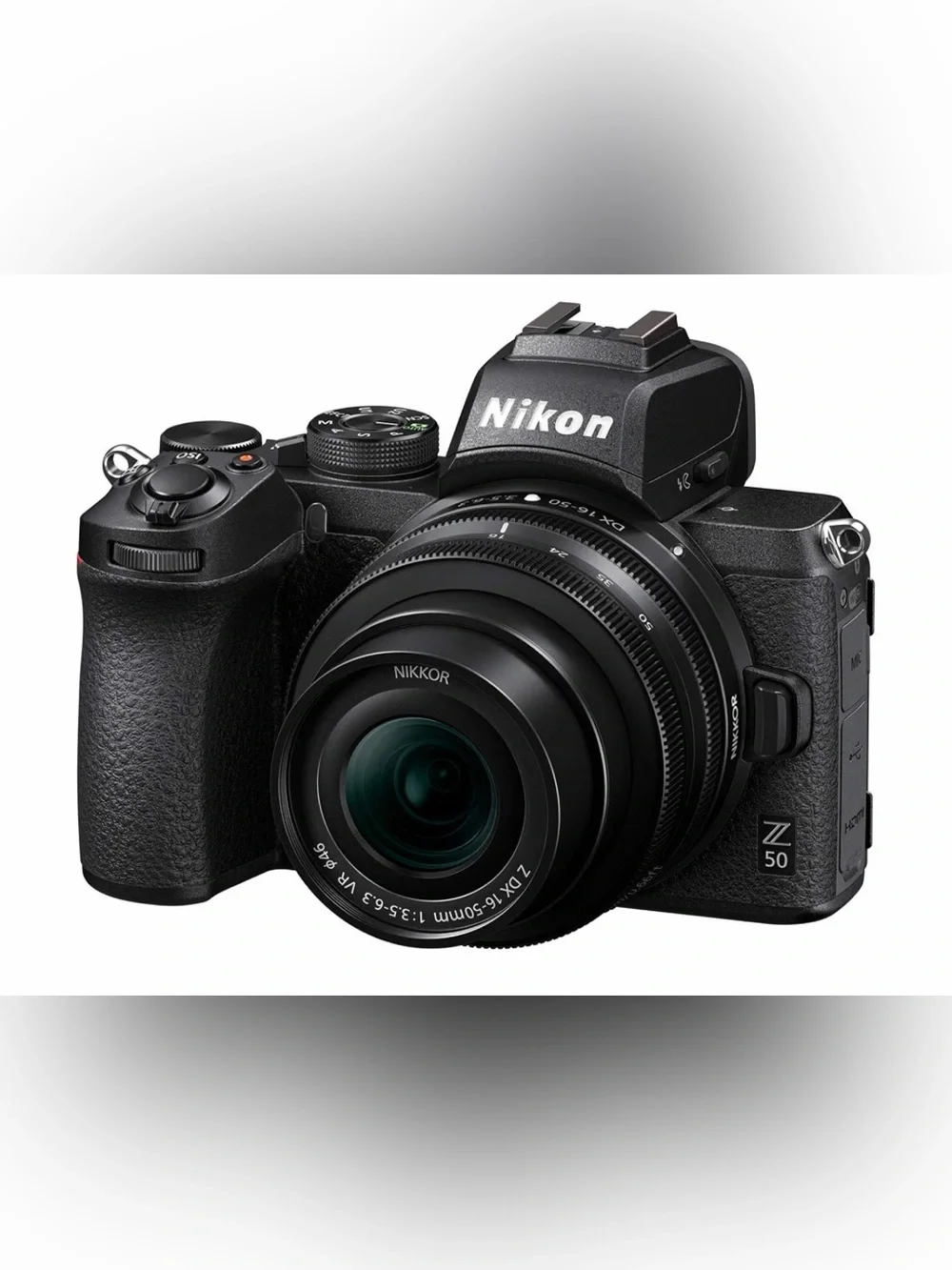 Nikon Z50 Digital Camera in Black with NIKKOR 16-50mm Lens